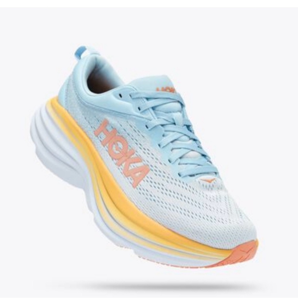 Hoka One One Bondi 8 Low Summer Song 1127952-SSCA Sneakers Shoes Womens Size 7.5